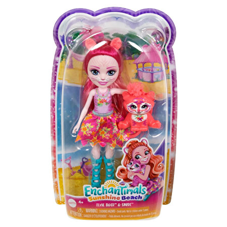 Enchantimals Popüler Karakter Bebekler Texie Tiger ve Sabre HXB97