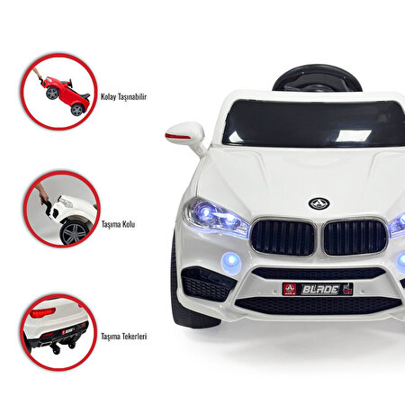 Blade 12 Volt Akülü Araba Beyaz