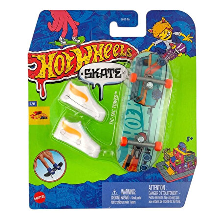 Hot Wheels Skate Parmak Kaykay ve Ayakkabı Paketleri Tic Tac Towed HNG22