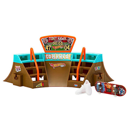 Hot Wheels Skate Parmak Kaykay Macerasına Başlangıç Seti Stadium Skatepark