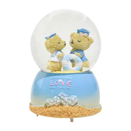 Love Mutlu Ayıcıklar Kar Küresi