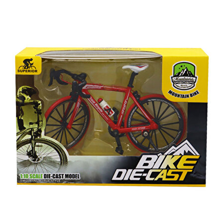 1:10 Die Cast 4A Kırmızı Dağ Bisikleti