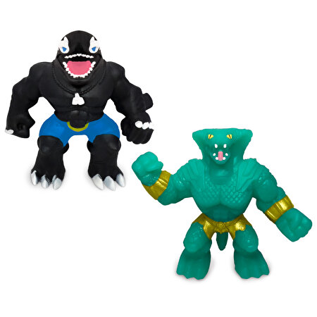 Elastikorps Fighters İkili Paket 7 Cm Artik vs Reptilor