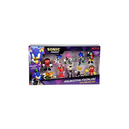 Sonic Prime 12'li Gizemli Figür Seti Seri 2
