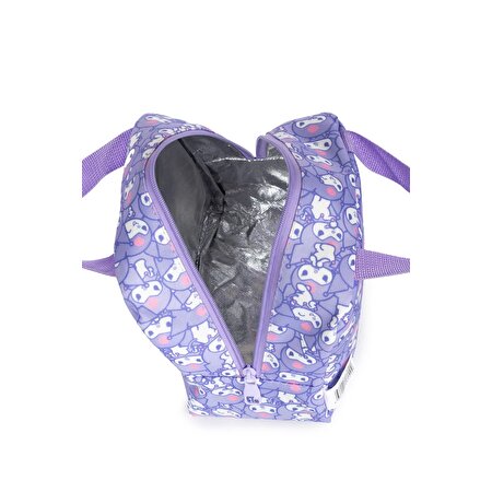 Kuromi Desenli Termal Beslenme Çantası Lila