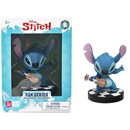 Stitch Hero Box Fun Serisi Figür Guitarist Stitch