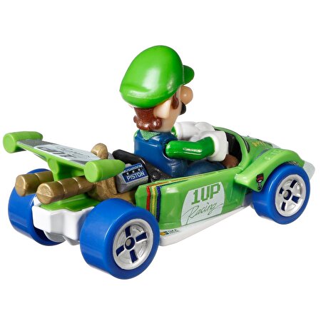 Hot Wheels Mario Kart Karakter Araçlar Luigi GRN18