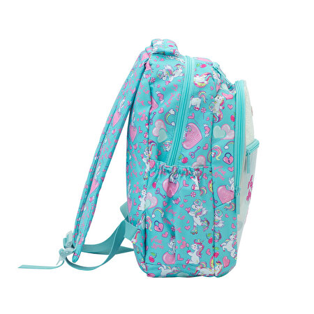 Kaukko Kids Love Aynalı & Taşlı Unicorn Sırt Çantası