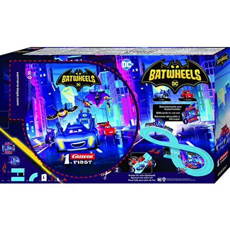 Carrera First Batwheels Aksiyon Zamanı Yarış Pisti Seti
