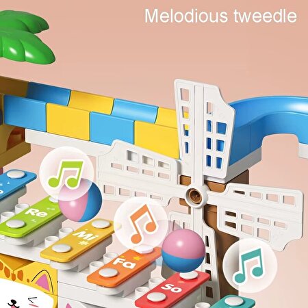 3'ü 1 Arada Bloklu Ksilofon Seti 143 Parça