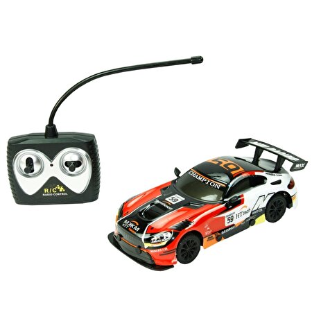 1:24 Ölçekli Uzaktan Kumandalı Full Fonksyon Kırmızı HTTech Spor Araba