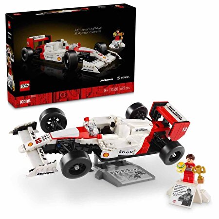 LEGO Icons McLaren MP4/4 ve Ayrton Senna 10330