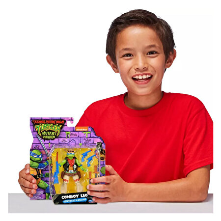 TMNT Aksiyon Figürler Cowboy Leo 83269