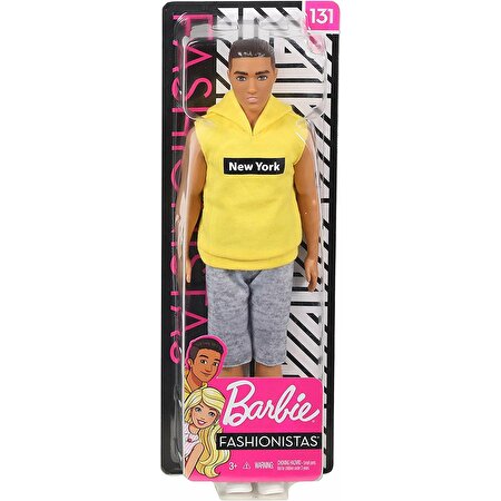 Barbie Yakışıklı Ken Bebekler Sarı Kapşonlu Ken GDV14