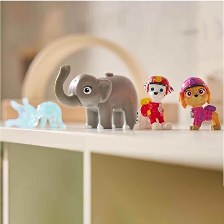 Paw Patrol Pups Jungle Kahramanlar Marshall Skye & Elephant