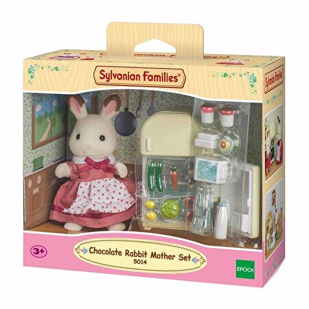 Sylvanian Families Çikolata Kulaklı Anne ve Buzdolabı 5014