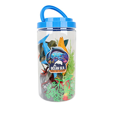 Deniz Hayvanları Tüpte 6'lı Hayvan Oyun Seti