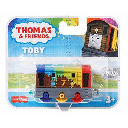 Thomas ve Arkadaşları Trackmaster Sür-Bırak Küçük Tekli Trenler Rainbow Toby GYV65