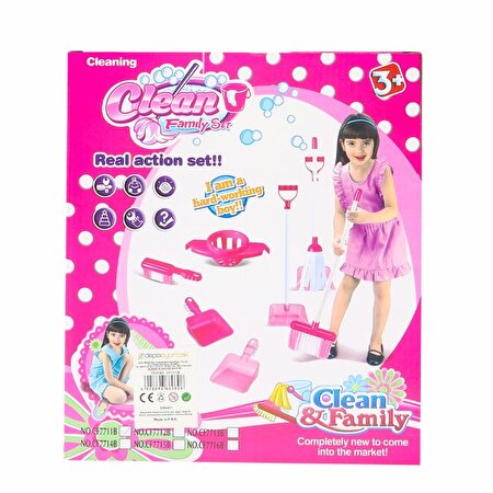 Pembe Kutulu Temizlik Seti