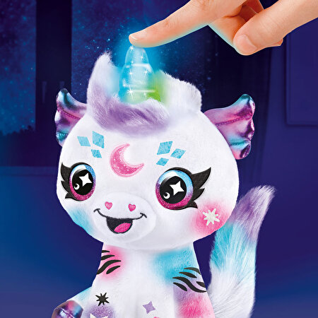 Airbrush Plush Cosmic Unicorn