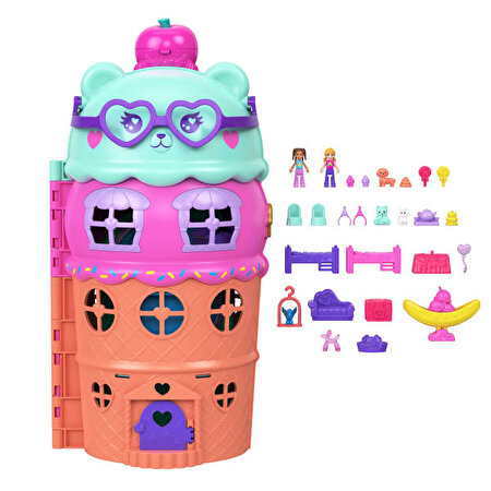 Polly Pocket Dondurma Evi Oyun Seti JFT91