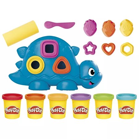 Play Doh Başlangıç Şekiller ve Renkler Dino Oyun Seti G0491