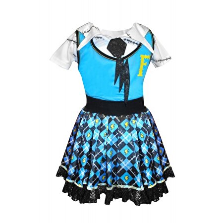 Monster High Frankie Kostüm Yeni 4-6 Yaş