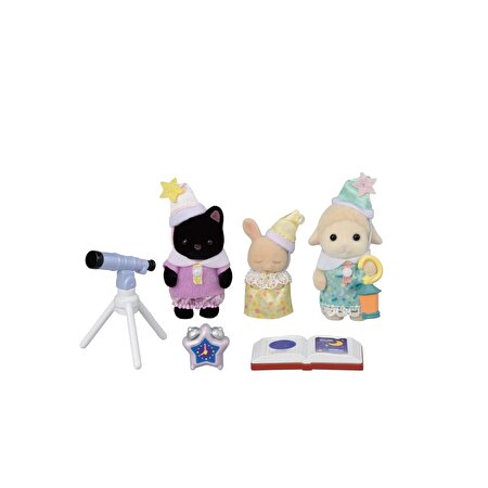 Sylvanian Families Anaokulu Arkadaşları Pijama Partisi Üçlüsü