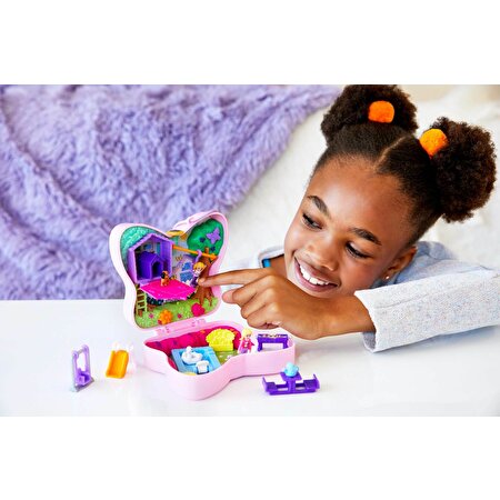 Polly Pocket ve Maceraları Oyun Setleri Backyard Butterfly GTN21