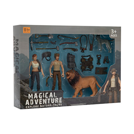 2'li Figürlü Aslanlı Savunma Seti