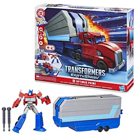 Transformers EarthSpark Optimus Prime Battle Oyun Seti