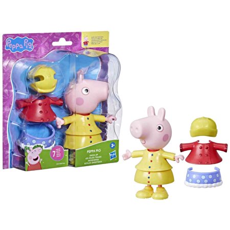 Peppa Pig ve Ailesi Kıyafetli Figür Seti Peppa Pig