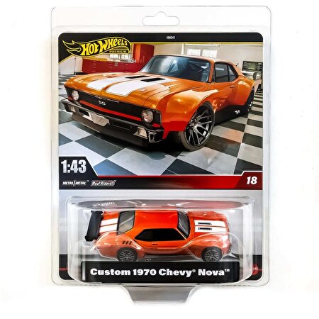 Hot Wheels Premium 1:43 Arabalar Custom 1970 Chevy Nova HWG43