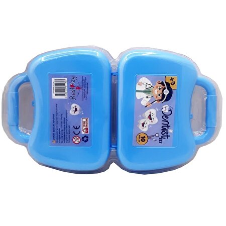Diş Doktoru Çantalı Set 10 Parça Mavi