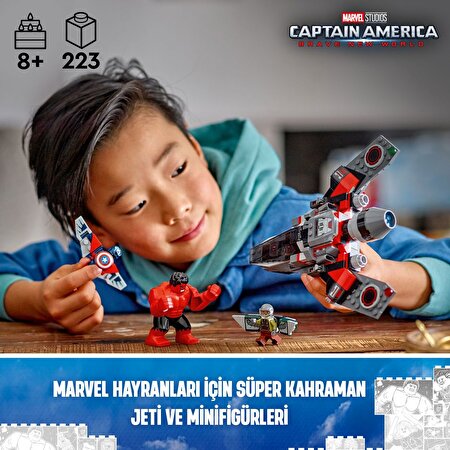 LEGO Marvel Kaptan Amerika ile Red Hulk Savaşı 76292