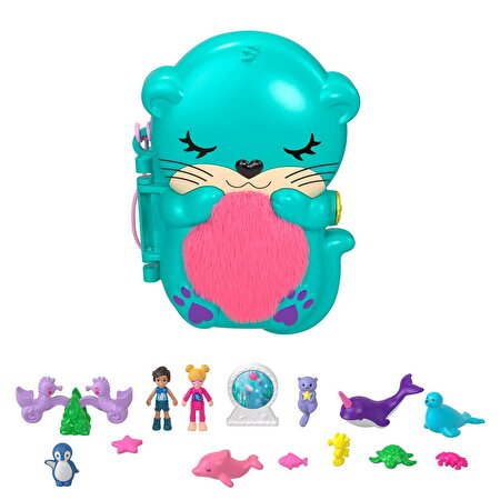 Polly Pocket ve Maceraları Oyun Setleri Otter Aquarium HCG16