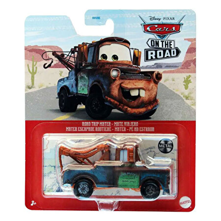 Cars 3 Tekli Karakter Araçlar Road Trip Mater-Mate Viajero HHT96