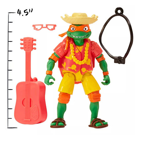 TMNT Aksiyon Figürler Beach Bum Mikey 83269