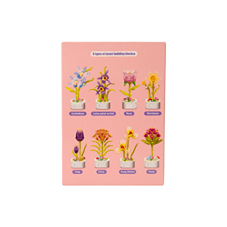 Mega Kri̇stal Çi̇çekler Yapı Blokları Simbidyum