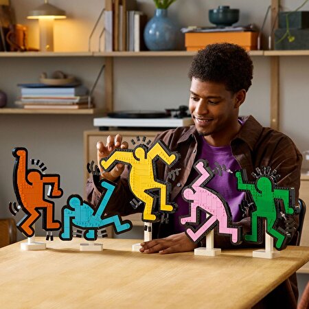 LEGO Art Keith Haring Dans Eden Figürler 31216