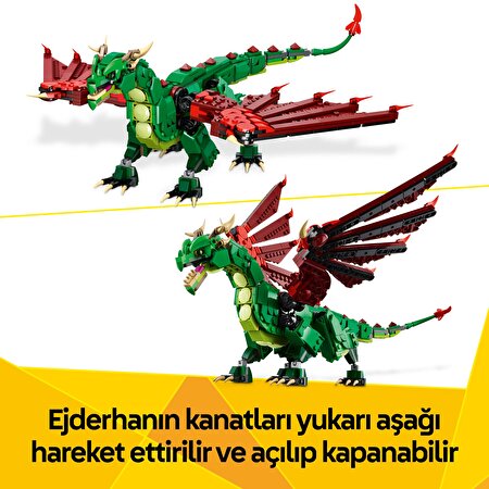 LEGO Creator 3'ü 1 Arada Orta Çağ Ejderhası 31161