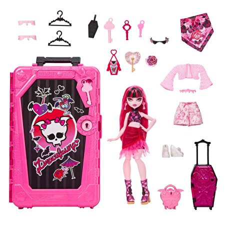 Monster High Gizemli Arkadaşlar Tatil Bebeği Draculaura JDR50