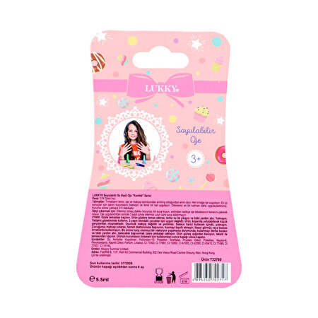 Lukky Su Bazlı Konfeti Parıltılı İnci Oje