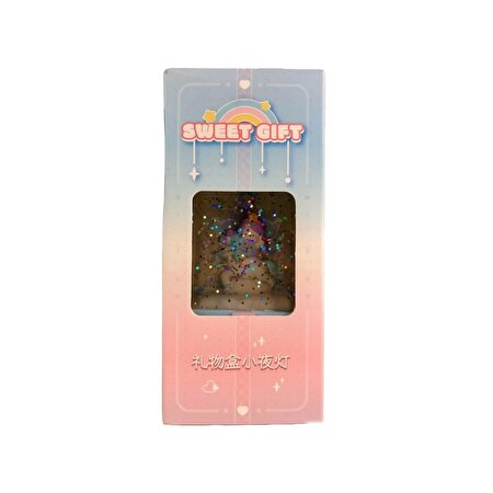 Plastik Unicorn Kar Küresi