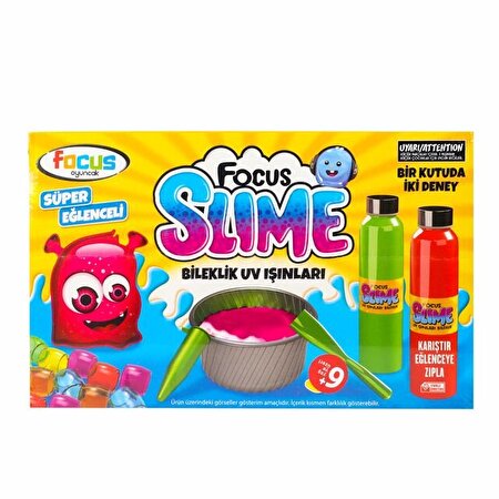 Slime Deney Seti ve UV Işınlı Bileklik