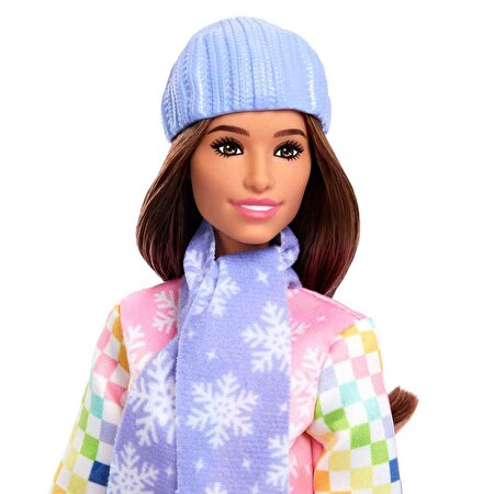 Barbie Kariyer Bebeği Snowboard Sporcusu Bebek JKF78