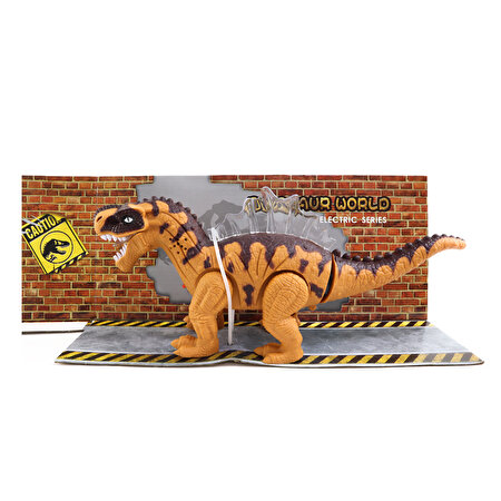 Işıklı Sesli Kahverengi Dinozor