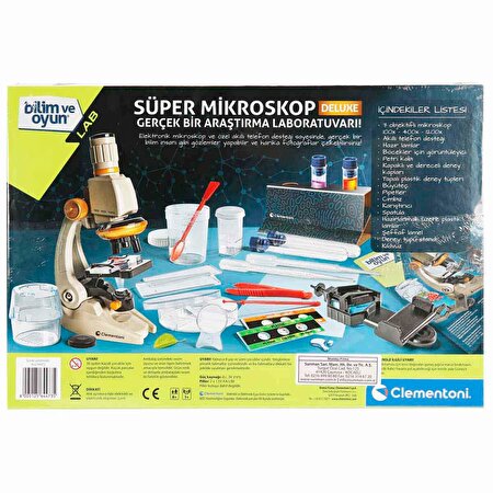 Clementoni Bilim ve Oyun: Süper Mikroskop