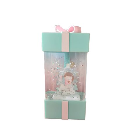 Plastik Unicorn Kar Küresi