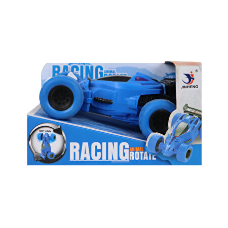 Akrobatik Sürtmeli Yarış Arabası Mavi